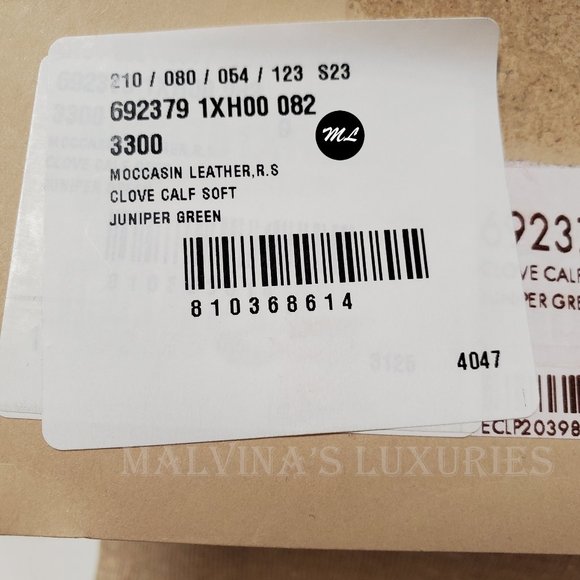 GUCCI SHOES MENS LOAFERS MOCCASINS G LOGO GREEN LEATHER sz 9G 9.5 - Picture 15 of 15